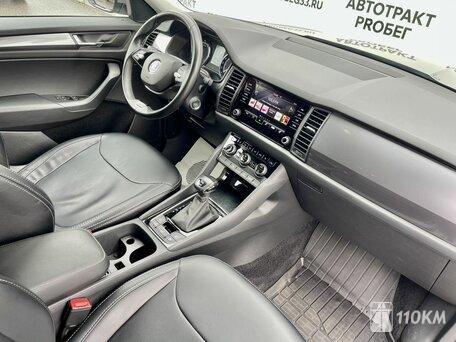Skoda, Kodiaq, 1400, 150, бензин, внедорожник, робот, полный привод, среднее состояние, левый, бежевый, 3 115 000 ₽