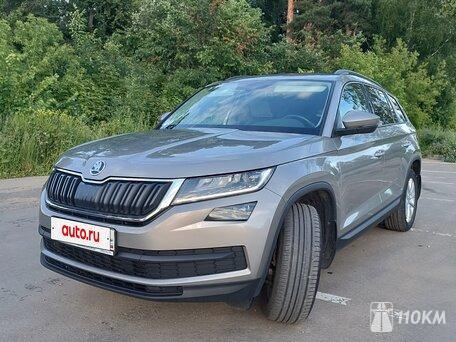 Skoda, Kodiaq, 1400, 125, бензин, внедорожник, механика, передний привод, среднее состояние, левый, бежевый, 2 500 000 ₽