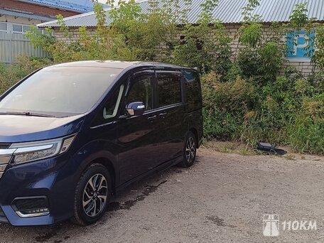 Honda, Stepwgn, 1500, 150, бензин, минивэн, вариатор, передний привод, среднее состояние, правый, синий, 2 500 000 ₽