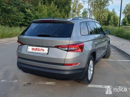 Skoda, Kodiaq, 1400, 125, бензин, внедорожник, механика, передний привод, среднее состояние, левый, бежевый, 2 500 000 ₽
