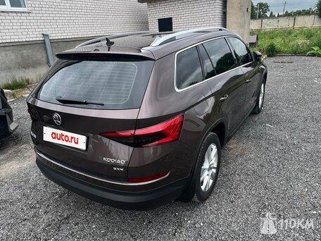 Skoda, Kodiaq, 2000, 190, бензин, внедорожник, робот, полный привод, среднее состояние, левый, коричневый, 3 120 000 ₽