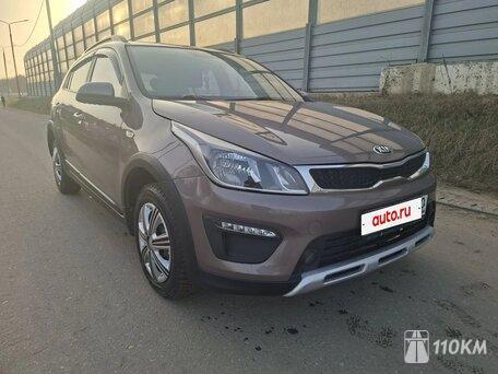 KIA, Rio, 1600, 123, бензин, хэтчбек, автомат, передний привод, среднее состояние, левый, коричневый, 1 130 000 ₽
