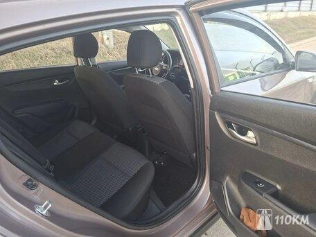 KIA, Rio, 1600, 123, бензин, хэтчбек, автомат, передний привод, среднее состояние, левый, коричневый, 1 130 000 ₽