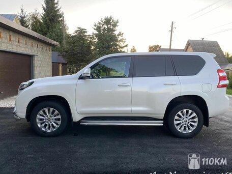 Toyota, Land Cruiser Prado, 3000, 173, дизель, внедорожник, автомат, полный привод, среднее состояние, левый, белый, 3 250 000 ₽