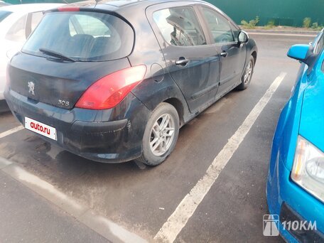 Peugeot, 308, 1600, 150, бензин, универсал, автомат, передний привод, среднее состояние, левый, черный, 200 000 ₽